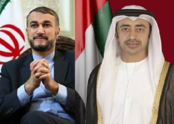 وزيرا خارجية الإمارات وإيران يبحثان هاتفيا العلاقات الثنائية ومجالات التعاون المشترك