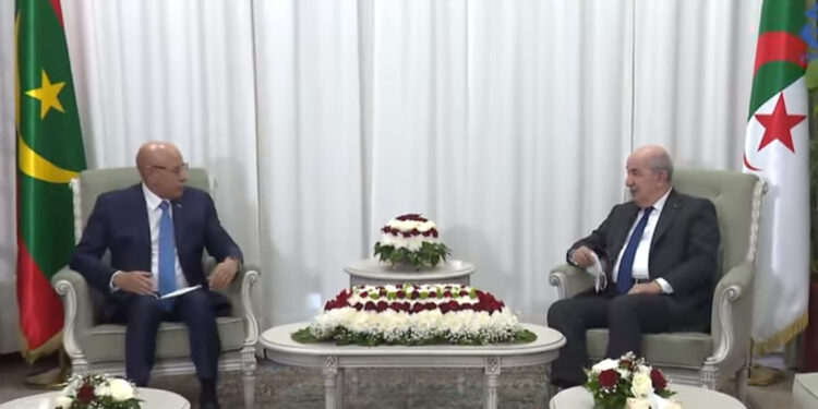 خلال لقائه نظيره الموريتاني.. رئيس الجزائر: نأمل في عقد قمة “جامعة” موحدة للصف العربي والزيارة كانت سانحة لتبادل وجهات النظر حول القضايا الإقليمية والدولية