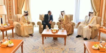 قمة إماراتية بحرينية مصرية لبحث قضايا عربية مشتركة وتعزيز الأمن العربي