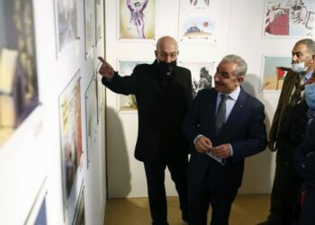 أكثر من مئة رسام من 43 دولة يشاركون في معرض كاريكاتير فلسطين وياسر عرفات