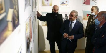 أكثر من مئة رسام من 43 دولة يشاركون في معرض كاريكاتير فلسطين وياسر عرفات