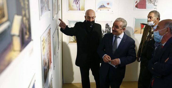 أكثر من مئة رسام من 43 دولة يشاركون في معرض كاريكاتير فلسطين وياسر عرفات