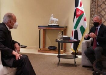 العاهل الأردني يبحث مع أبو الغيط التطورات على الساحتين العربية والإقليمية وأمين عام الجامعة العربية يعلن عقد إجتماع للنظر في عودة سوريا لها￼￼