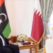 أمير قطر ورئيس الحكومة الليبية يبحثان تطوير العلاقات