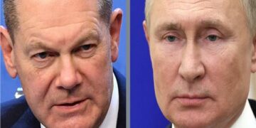 بوتين يؤكد لشولتس أن روسيا لا تقصف المدن الأوكرانية ويعتبر الاتهامات بهذا الخصوص “مفبركة” والحوار غير ممكن إلا بقبول “كل المطالب الروسية”