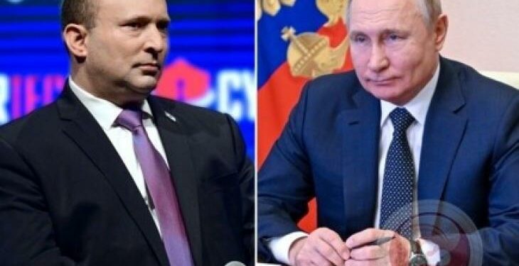 بوتين يبلغ بينيت بمكان إختباء الرئيس الأوكراني لكن لا يريد قتله ويفضل القبض عليه حيا …!!!!