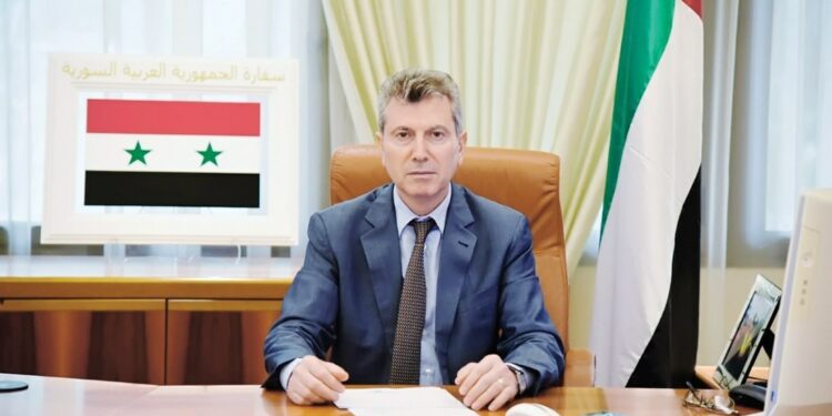 السفير السوري بدولة الإمارات الدكتور غسان عباس : زيارة الرئيس بشار الأسد إلى الإمارات شرعت الأبواب لعودة سوريا للحضن العربي .. شاركنا في إكسبو دبي بفضل الدعم اللامحدود لأشقائنا بدولة الإمارات .. ومن أجل المصالحة الوطنية والعربية يجب أن نتعالى عن جراحنا وآلامنا …