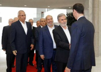 زيارة وفد حماس الى سورية شكلت حدثا كبيرا بالشكل والمضمون في ظل ترحيب الرئيس الأسد