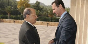 عون و الأسد يناقشان ملف ترسيم الحدود البحرية بين لبنان و سوريا