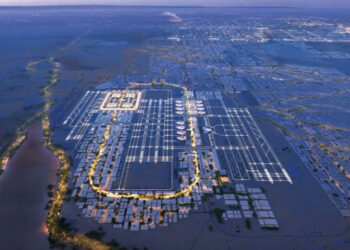 محمد بن سلمان يطلق المخطط العام لمطار في السعودية سيكون من الأكبر في العالم