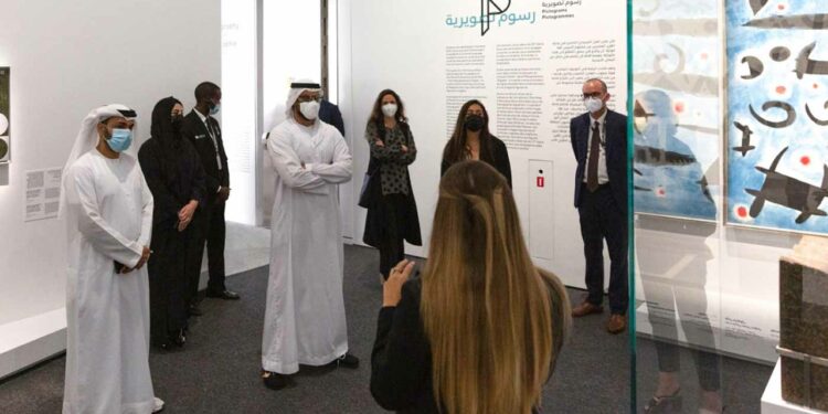 اللوفر أبوظبي يمدد معرض ” فن الحين ” إلى 19 مارس