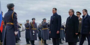 إستقبال رسمي للرئيس السوري في مطار موسكو لأول مرة منذ بداية الحرب