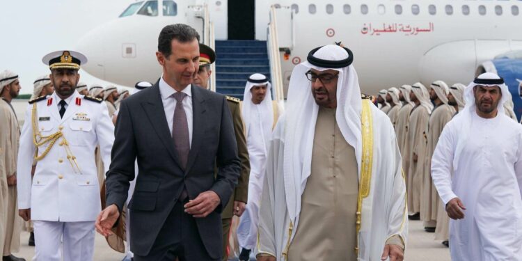 الرئيس بشار الأسد في زيارة رسمية لدولة الإمارات