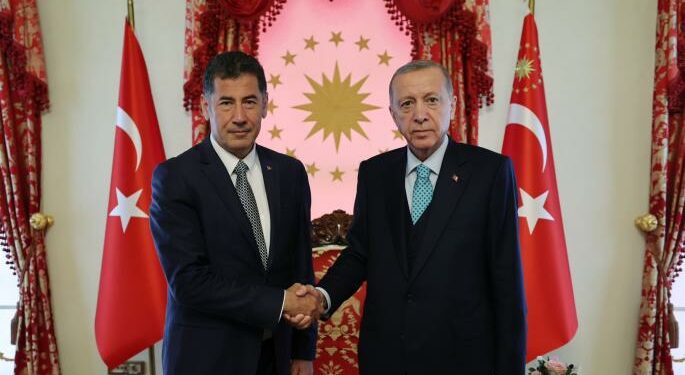 بعد إجتماعه مع أردوغان سنان أوغان : سأدعم رجب طيب أردوغان في الجولة الثانية