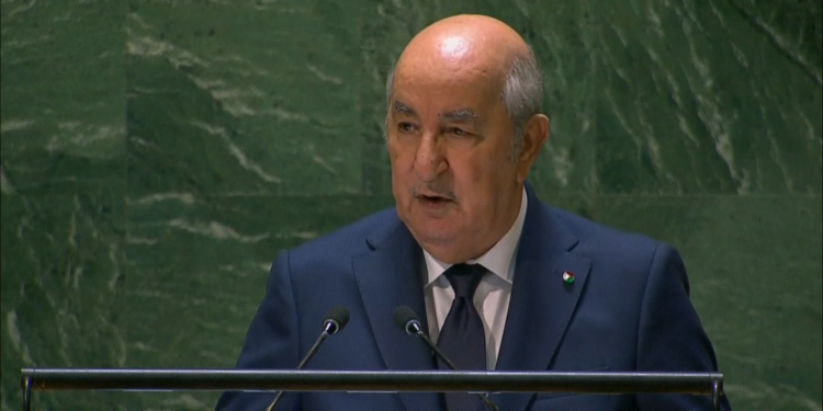 الرئاسة الجزائرية : حل القضية الفلسطينية ليس بإبادة شعبها أو ترحيله وإنما بإقامة دولة مستقلة