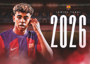 برشلونة يجدد عقد لامين يامال 3 سنوات مقابل بند جزائي بمليار دولارفي حال فسخ العقد ..!!!