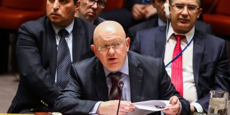 المندوب الروسي بمجلس الأمن : حقيقة قبيحة للغاية واضحة وهي أن الفلسطينيين بالنسبة للغرب بشر من الدرجة الثانية وإختلاف المواقف تجاه الصراع الفلسطيني- الإسرائيلي وأوكرانيا يفضح أزدواجية المعايير