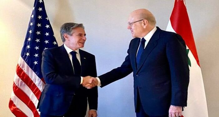 ميقاتي لبلينكن : يجب وقف العدوان الإسرائيلي على لبنان