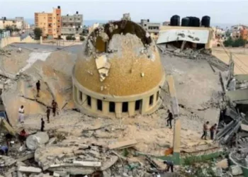 إسرائيل دمرت المسجد العمري التاريخي في غزة ضمن 104 مساجد وثلاث كنائس تاريخية