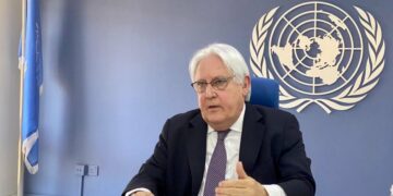 غريفيث قلق من خطط اسرائيلية لتهجير الفلسطينيين ويجدد الدعوة لوقف إطلاق النار في غزة ويحث الأمم المتحدة على التحرك لإنهاء الحرب