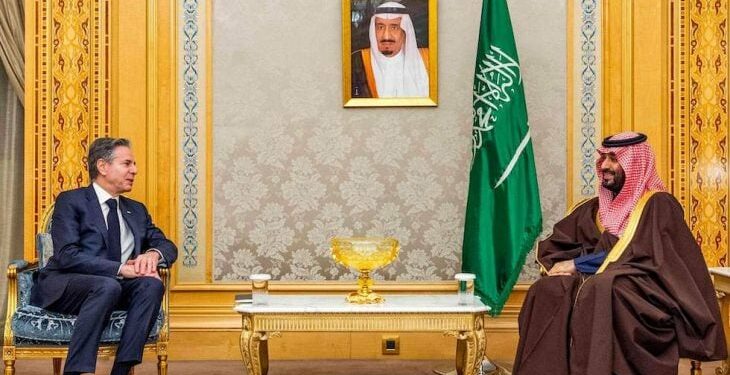 بلينكن: ولي العهد السعودي أكد على “إهتمامه البالغ” في التطبيع مع إسرائيل لكنه يريد وضع حد لحرب غزة ومسارا نحو دولة فلسطينية