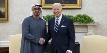 في أول زيارة رسمية له منذ توليه رئاسة دولة الإمارات.. الشيخ محمد بن زايد وبايدن يبحثان في واشنطن العلاقات الإستراتيجية