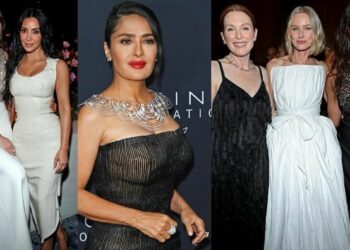 أجمل 12 فستان سهرة في حفل عشاء مؤسسة ” كيرينغ “