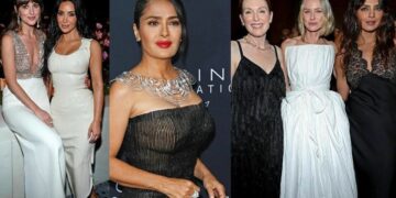 أجمل 12 فستان سهرة في حفل عشاء مؤسسة ” كيرينغ “