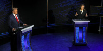 أول مناظرة تلفزيونية بين كمالا وترامب