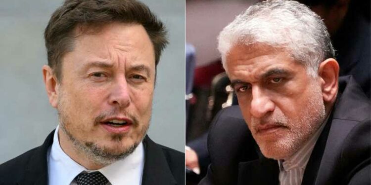 إيلون ماسك اجتمع مع سفير إيران لدى الأمم المتحدة