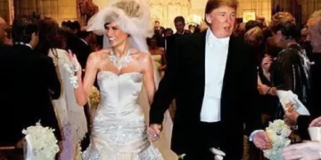 تفاصيل فستان زفاف ميلانيا ترامب وسعره في الذكرى الـ 20 لزواج دونالد ترامب