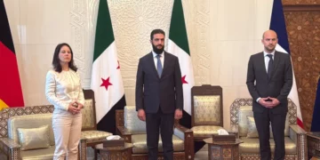 وزيرا خارجية ألمانيا وفرنسا بدمشق لبحث علاقات أوروبا بالإدارة الجديدة