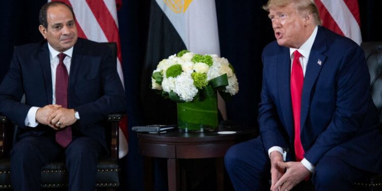 مصر تصدر بيانا بعد لقاء ترامب وملك الأردن