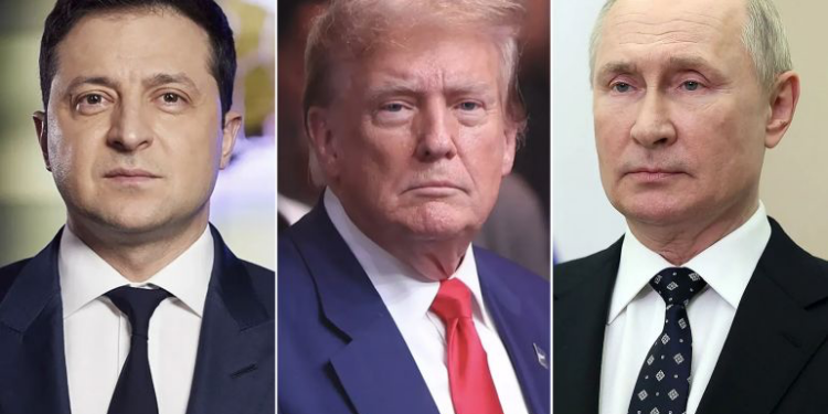 ترامب يبحث مع بوتين وزيلينسكي وقف الحرب في أوكرانيا