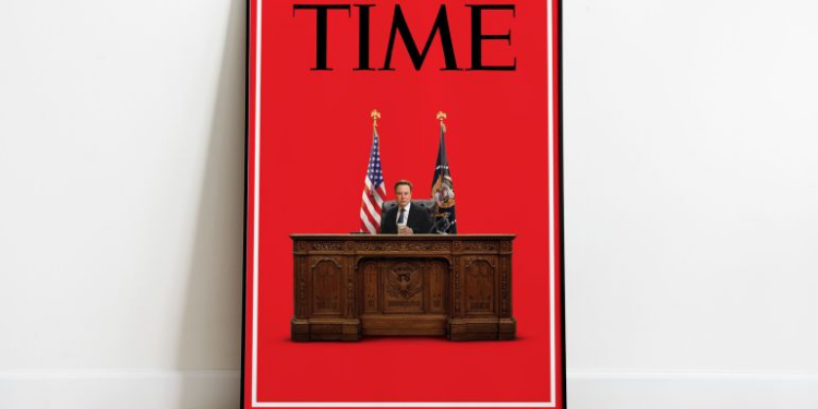ترامب يسخر من مجلة تايم بعد نشرها صورة ماسك على الغلاف