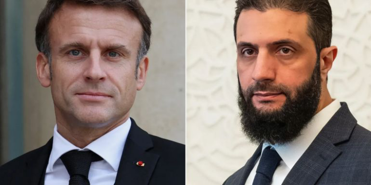 ماكرون يبحث مع الشرع رفع العقوبات ويدعوه لزيارة فرنسا