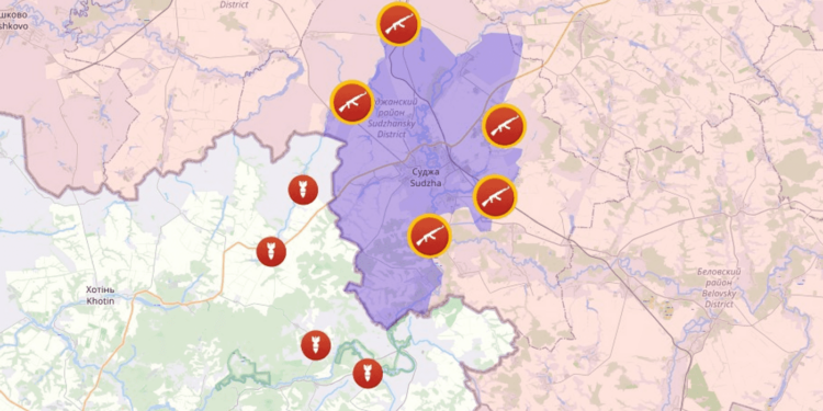 خرائط جديدة تظهر قرب محاصرة قوات أوكرانية داخل روسيا