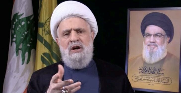 نعيم قاسم يحذر إسرائيل: نعطي الدبلوماسية فرصتها بمواجهة العدوان الإسرائيلي لكن لسنا ضعفاء ونملك خيارات للرد على الاعتداءات