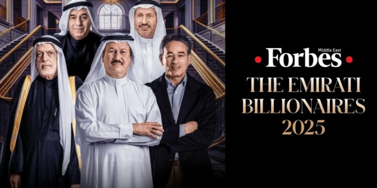 5 إماراتيين ضمن قائمة «فوربس» لأثرياء العالم في 2025