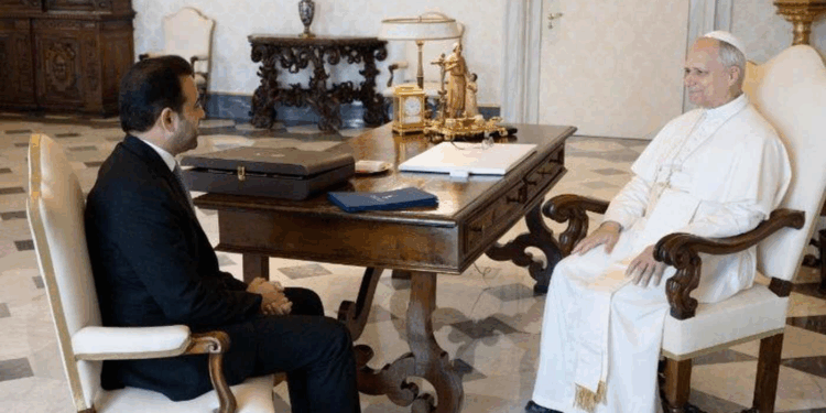 بابا الفاتيكان يستقبل الأمين العام لمجلس حكماء المسلمين