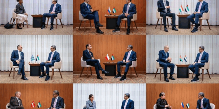 على هامش الدورة الـ 80 للجمعية العامة للأمم المتحدة في نيويورك عبدالله بن زايد: دولة الإمارات تدعم كافة المبادرات التي تقود إلى إنهاء الصراع الفلسطيني – الإسرائيلي