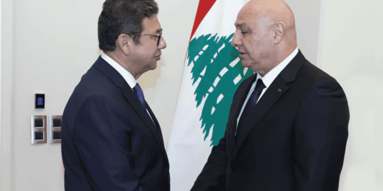 لبنان.. عون يستقبل مدير المخابرات العامة المصرية
