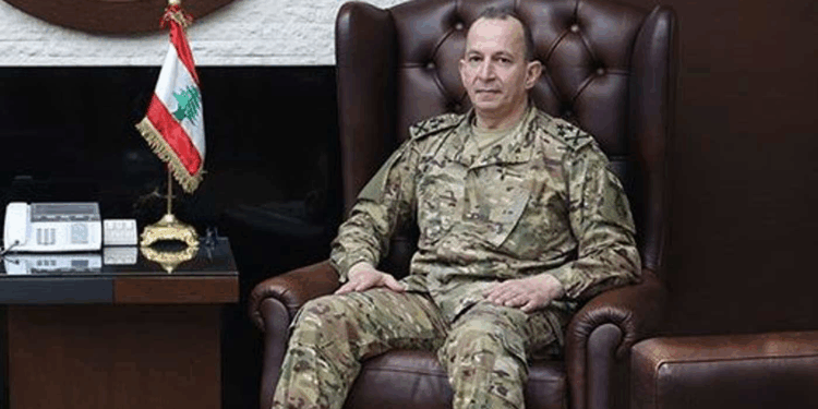 إجراء “عقابي”.. إلغاء زيارة قائد الجيش اللبناني إلى واشنطن