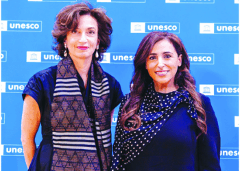 تقديراً لجهودها العالمية في دعم النشر والتنمية التعليمية بدور القاسمي سفيرةً للنوايا الحسنة للتعليم وثقافة الكتاب باليونسكو 