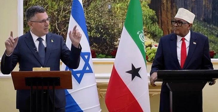 خلال زيارة “أرض الصومال”.. ساعر يصف فلسطين بـ”دولة افتراضية”