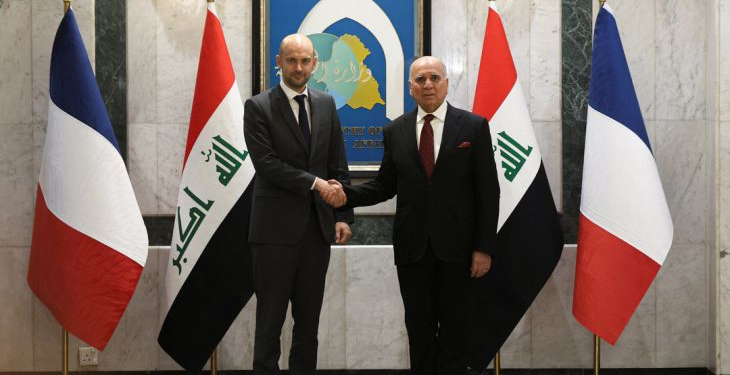 زيارة وزير خارجية فرنسا إلى العراق تؤكد أولوية التفاوض في المنطقة