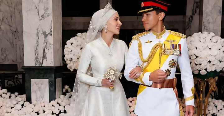 بروناي.. الأمير عبدالمتين وزوجته أنيشا يستقبلان مولودتهما زهرة 