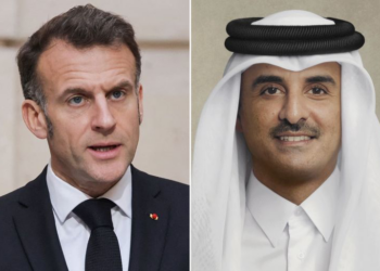 أمير قطر وماكرون يدعوان لوقف استهداف منشآت الطاقة والمياه