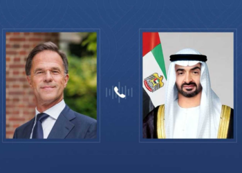 محمد بن زايد وأمين عام حلف الناتو يبحثان التطورات بالمنطقة