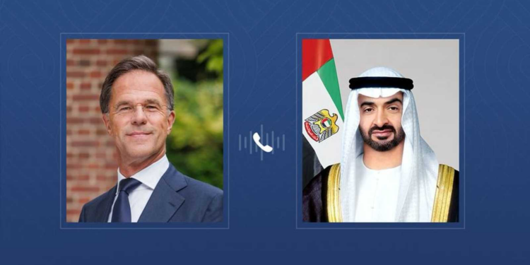 محمد بن زايد وأمين عام حلف الناتو يبحثان التطورات بالمنطقة